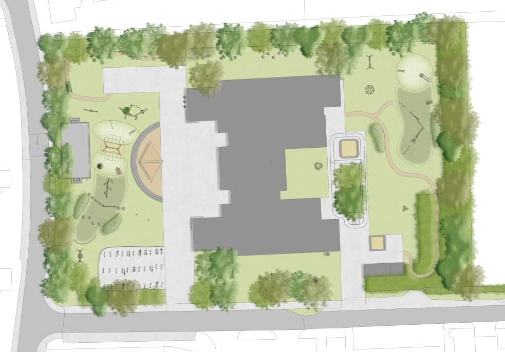 2D-Ontwerp schoolplein it Bynt