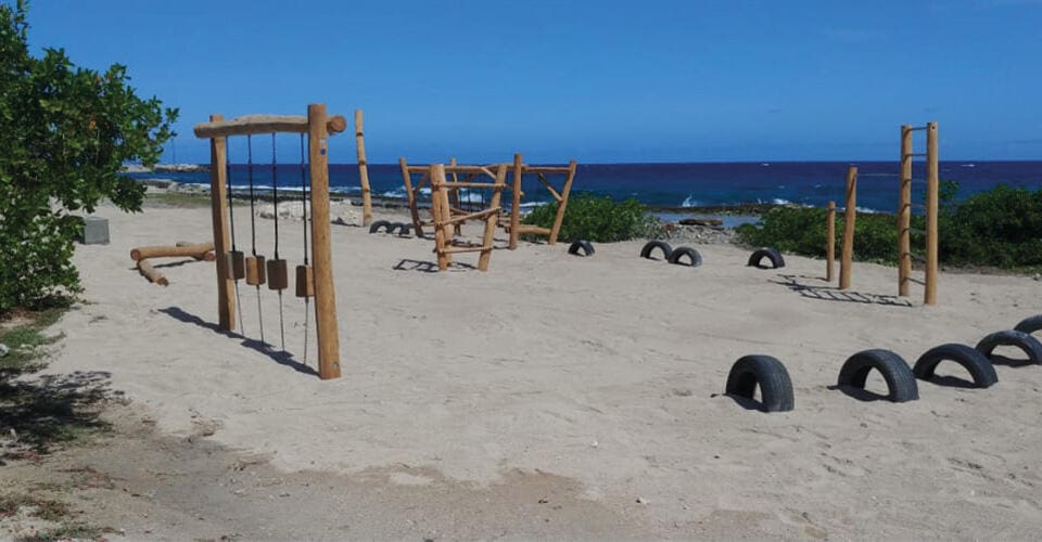 Abenteuerlicher und anspruchsvoller Übungsstrecke auf Curaçao