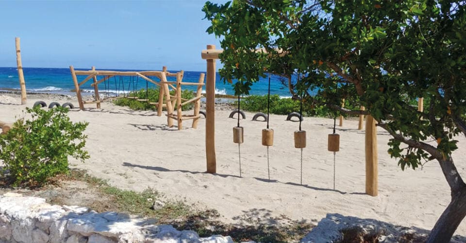 Abenteuerlicher und anspruchsvoller Übungsstrecke auf Curaçao