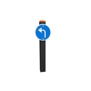 Verkehrszeichen - 209-10 vorgeschriebene Fahrtrichtung ( links) BBIE004.10B