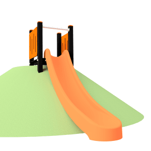 Taludglijbaan met bordes H1.5 BBP.021.4UP