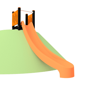 Toboggan de talus avec parois latérales H2.0 BBPE022.0UP