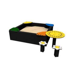 Sandpit flower and shell 1.5 x 1.5 x 0.5 IPPE019