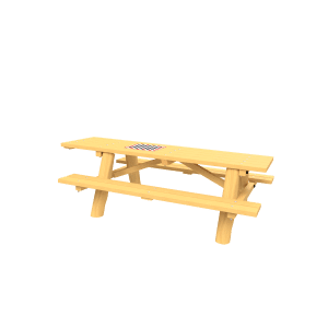 Picknickset mit Schach- & Damespiel mit Rollstuhlplatz PKNEROB.247