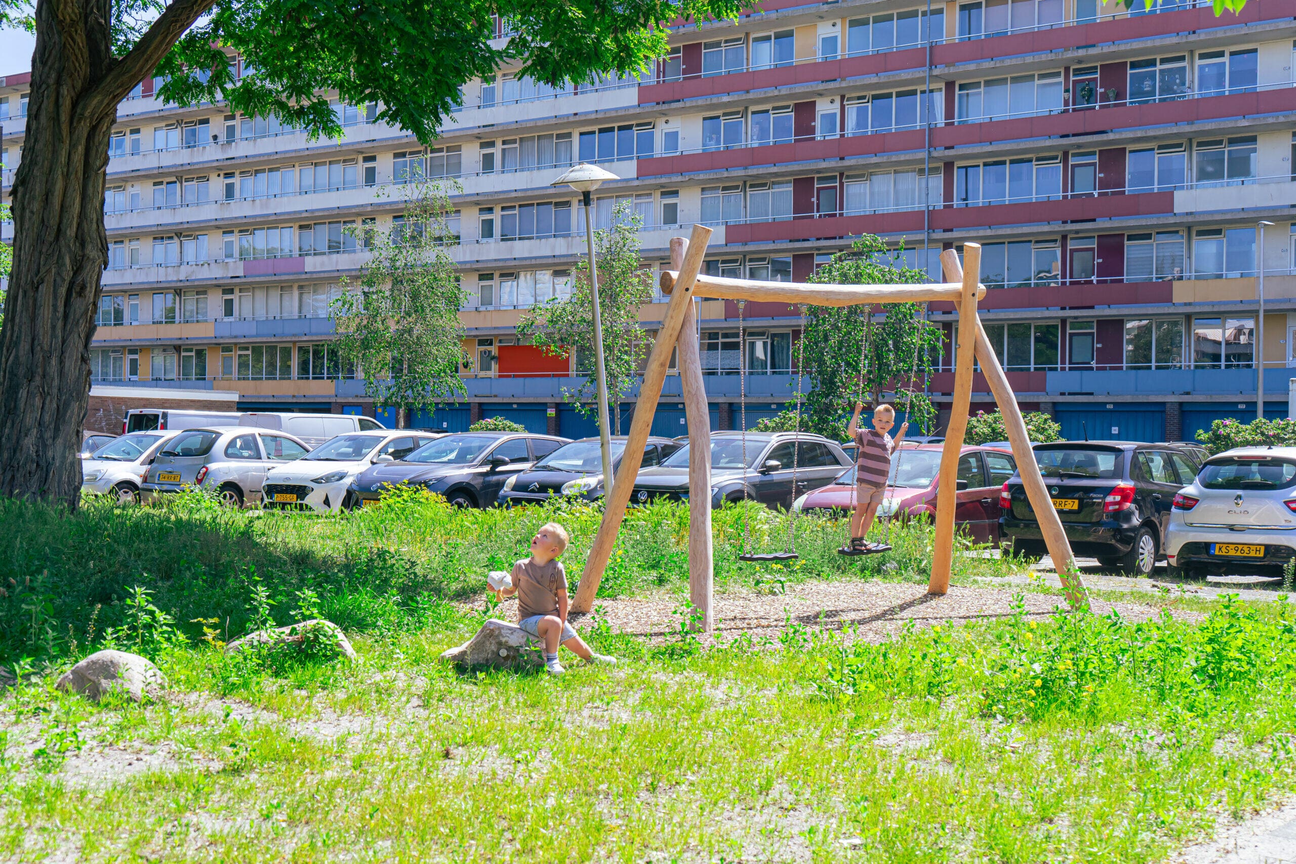 Speelplekken die verbinden in Overvecht