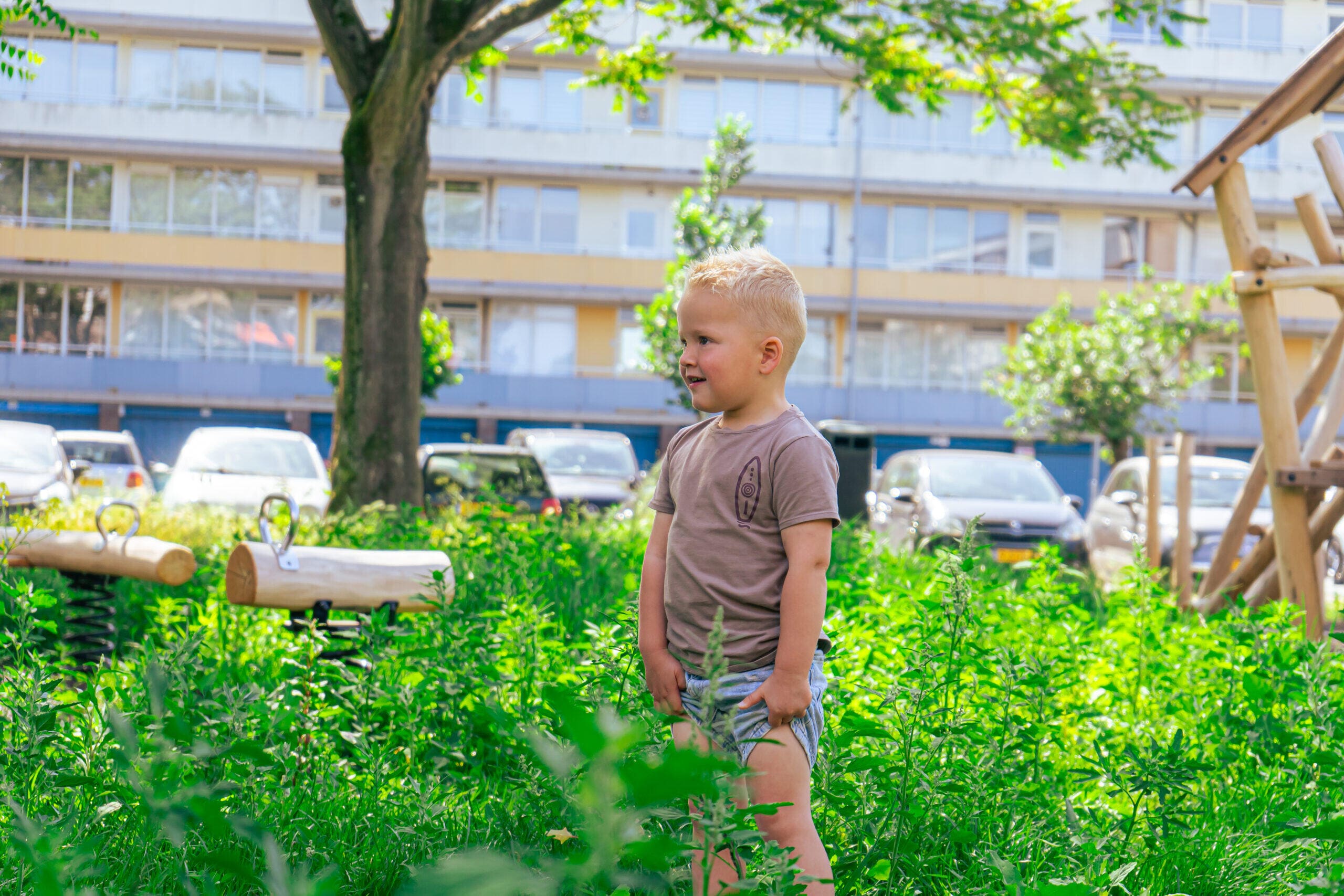 Speelplekken die verbinden in Overvecht