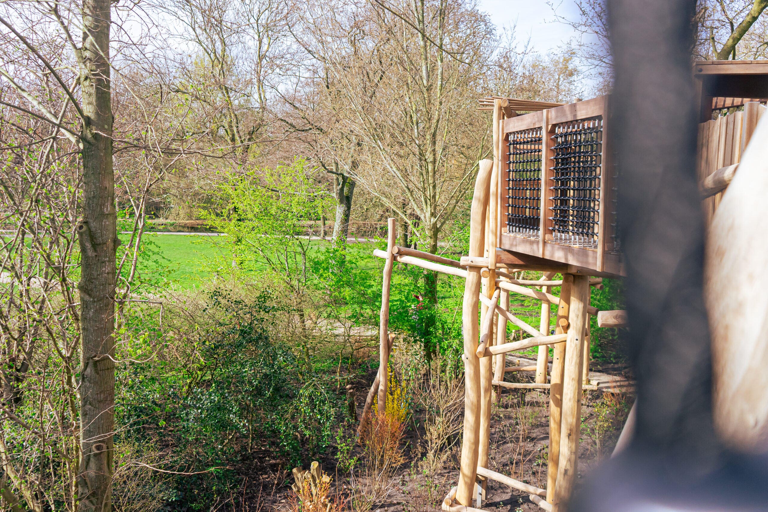 Nieuw klauterpad in het Vondelpark, Amsterdam