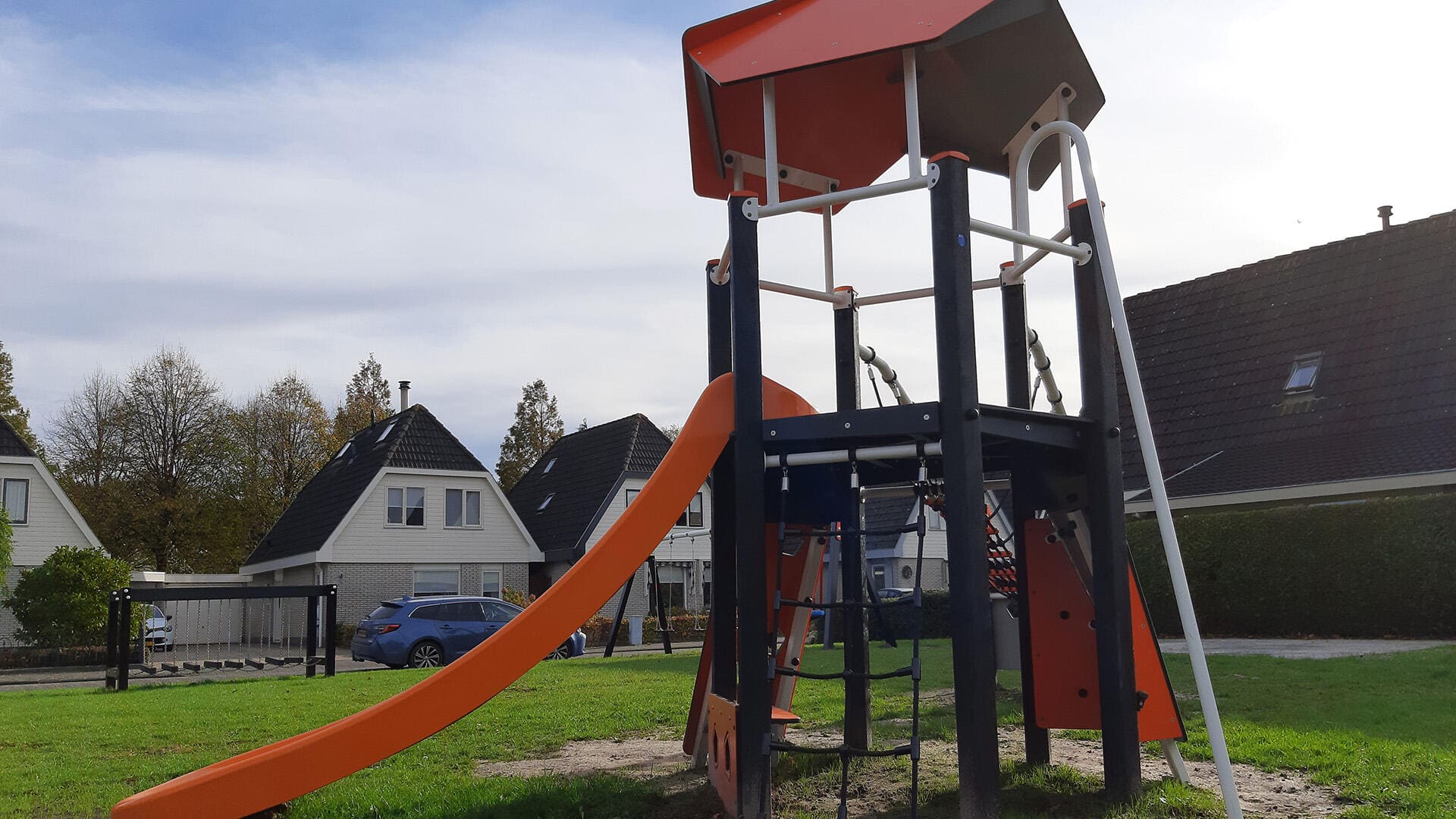 Erneuerter zentraler Spielplatz im Quartier