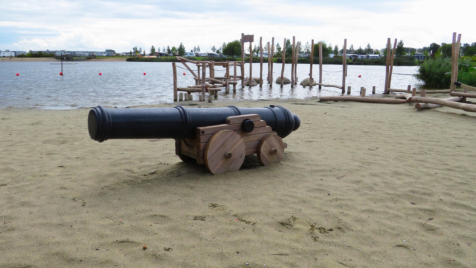 Natural and adventurous play at a recreation centre