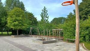 herinrichting schoolplein met hergebruik