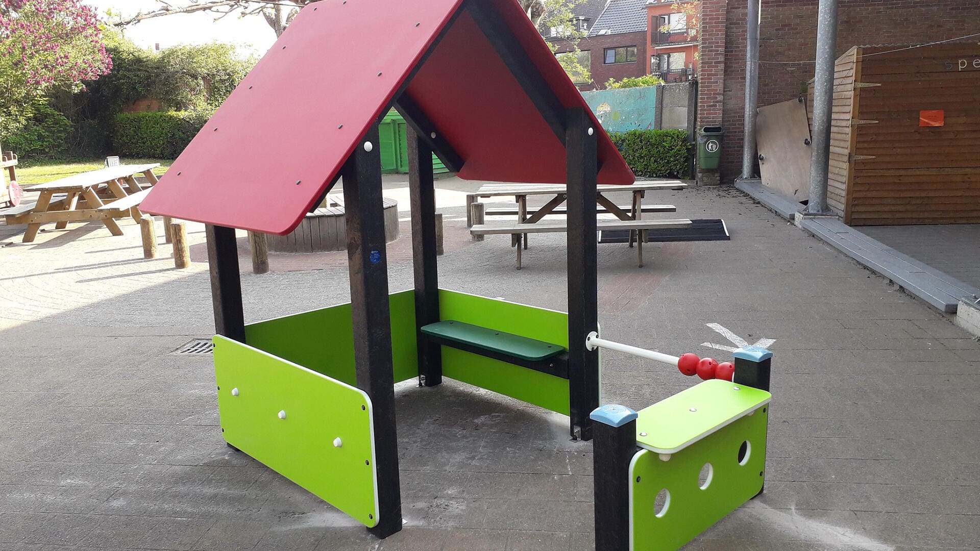 Klimklauterparcours op schoolplein (BE)