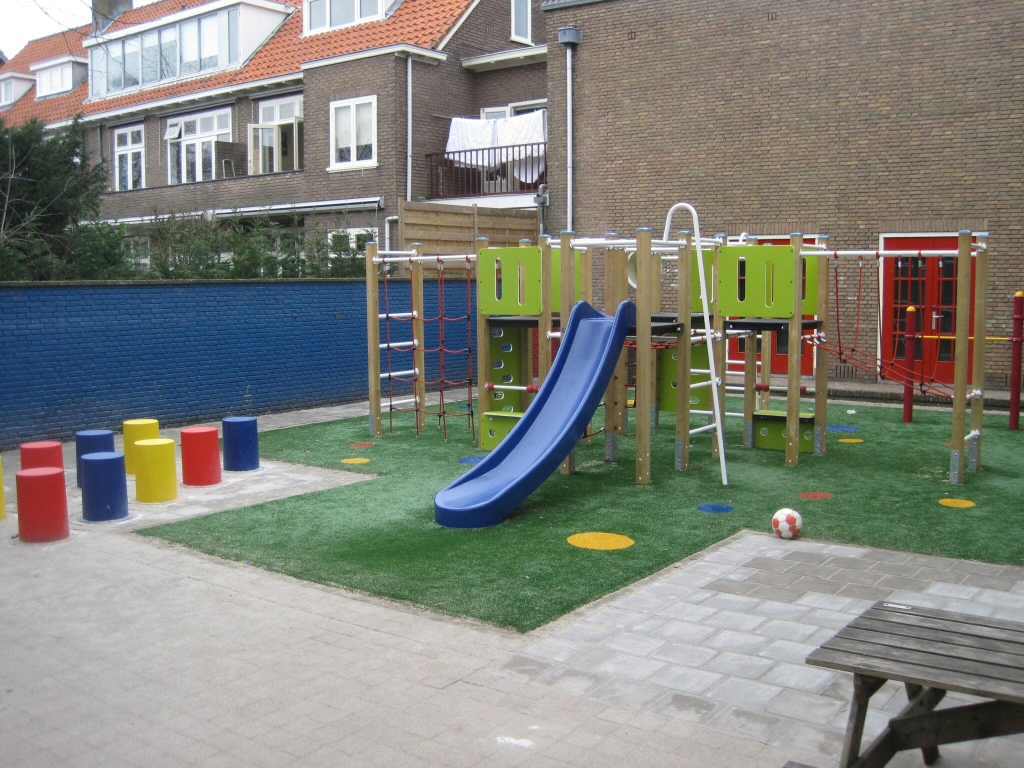 Layout of the OBS Wilgenhoek schoolyard
