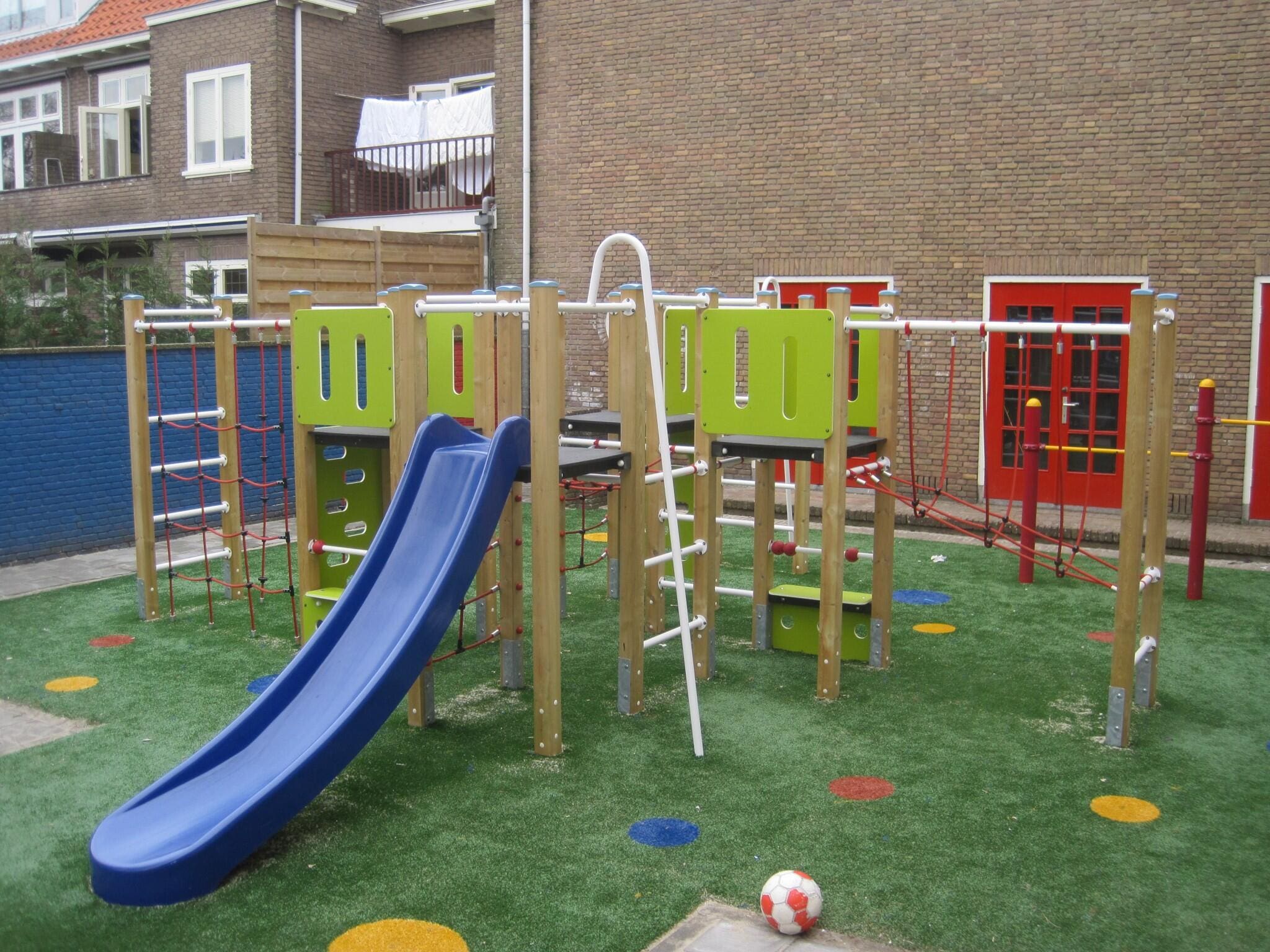 Layout of the OBS Wilgenhoek schoolyard