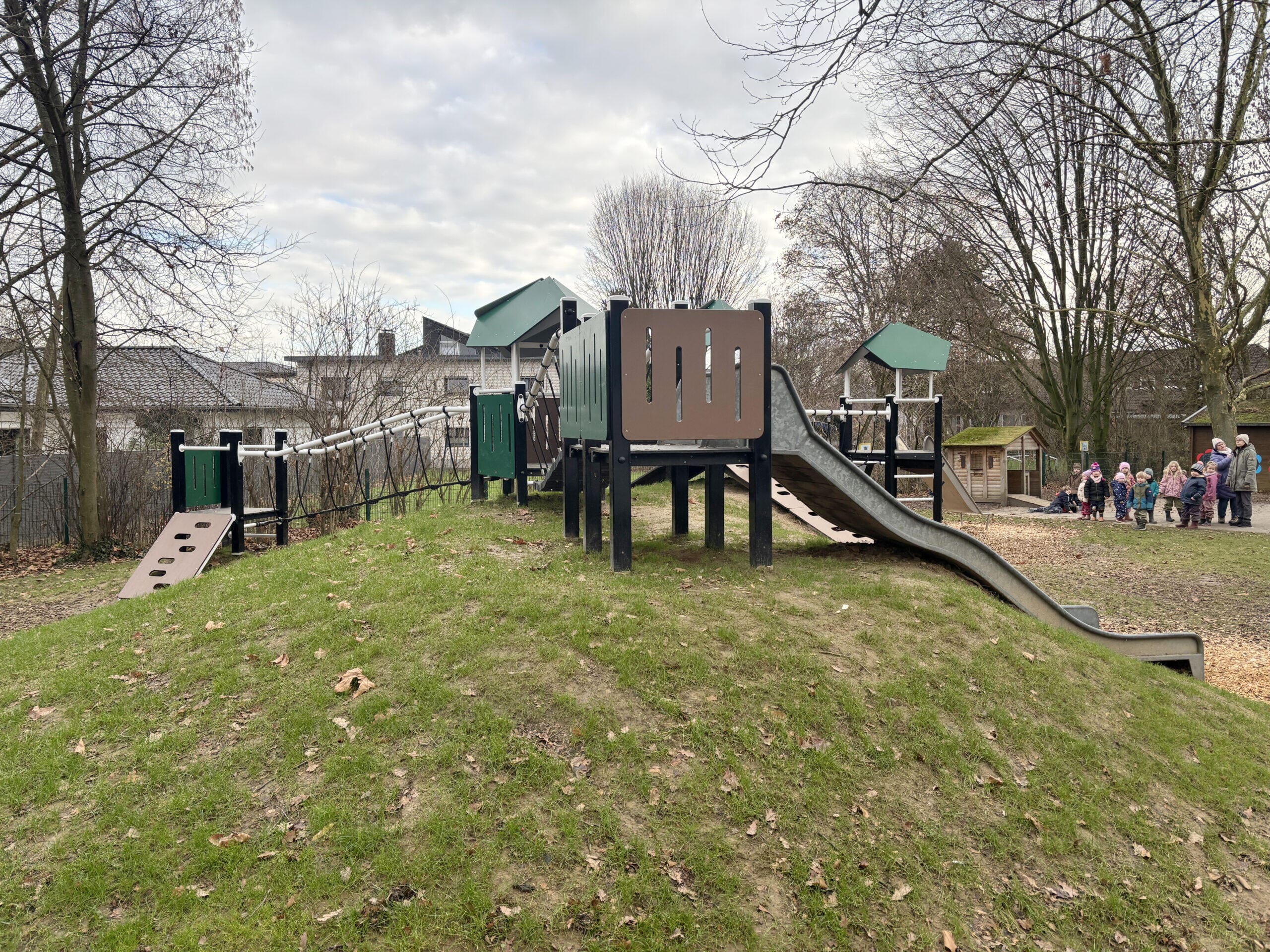 Een klassieke speeltuin met een nieuw ontwerp in het Duitse Salzkotten