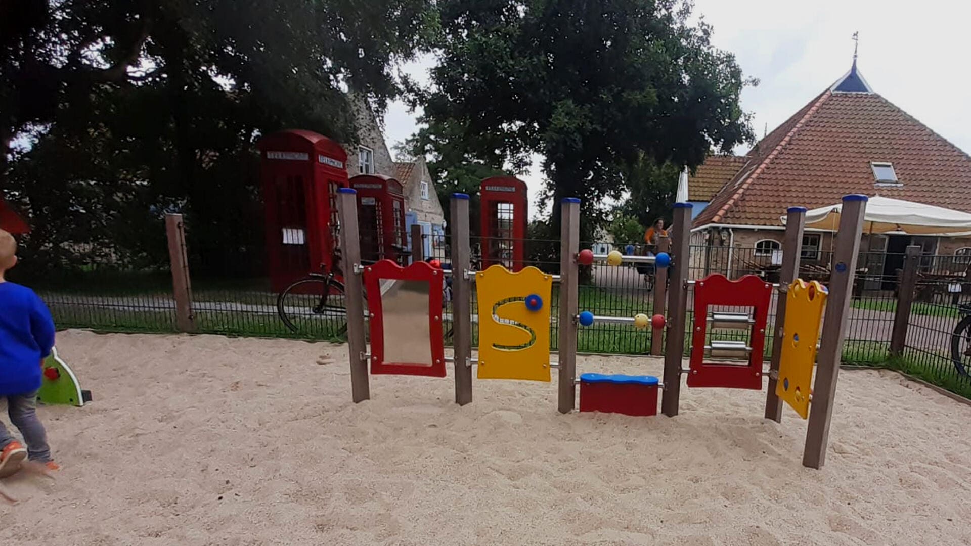 Farm-themed play area