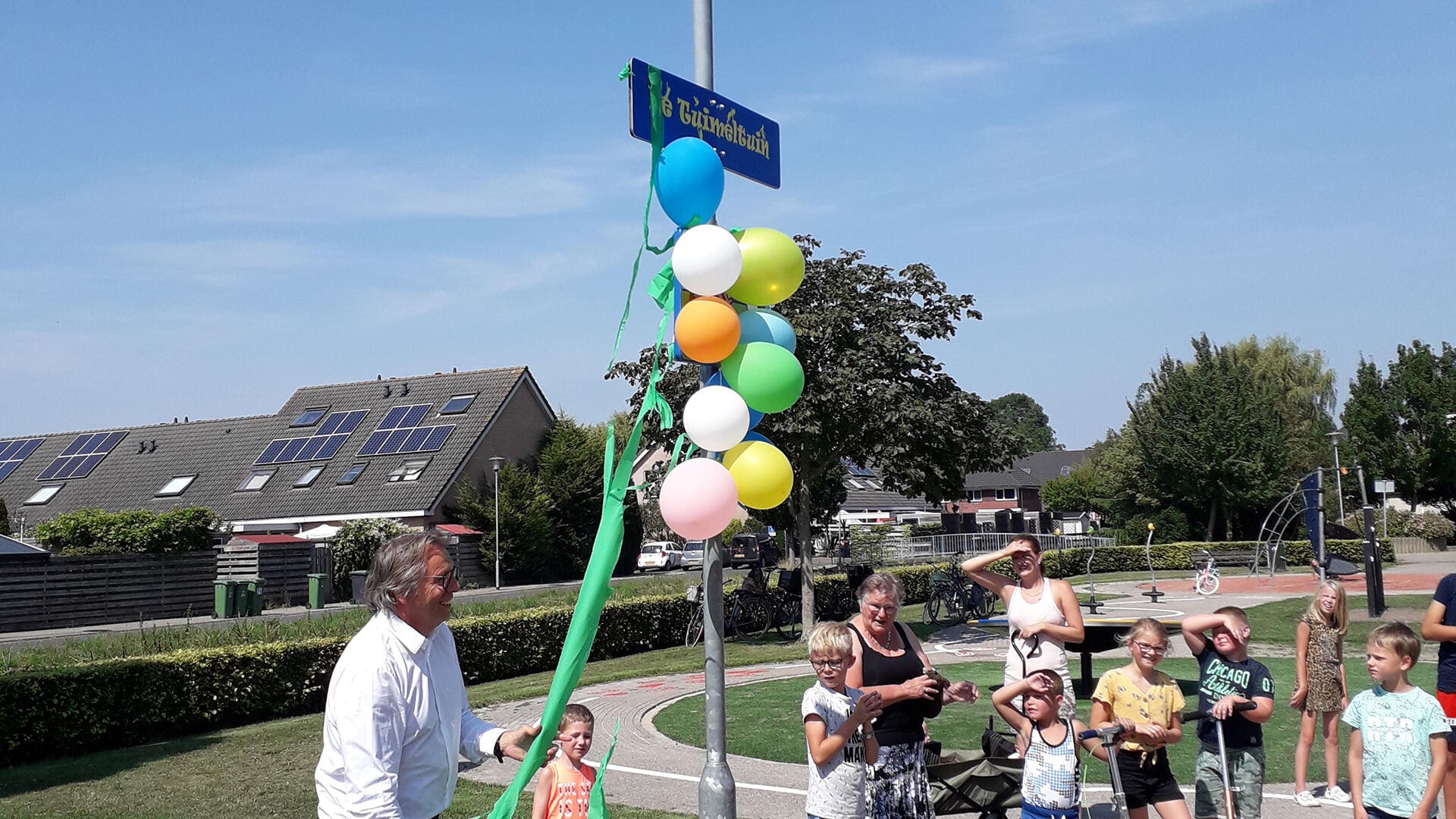 Herinrichting en opening speelplek Tuimeltuin